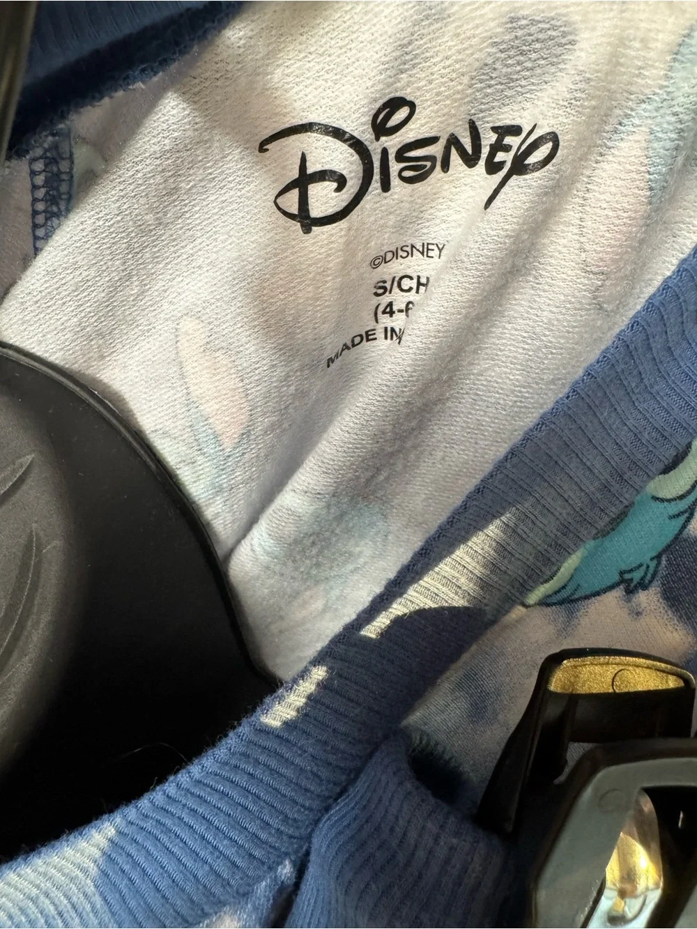 Disney Blue Tie-Dye Stitch Lounge Set - Sweatshirt & Joggers - Picture 3 of 3